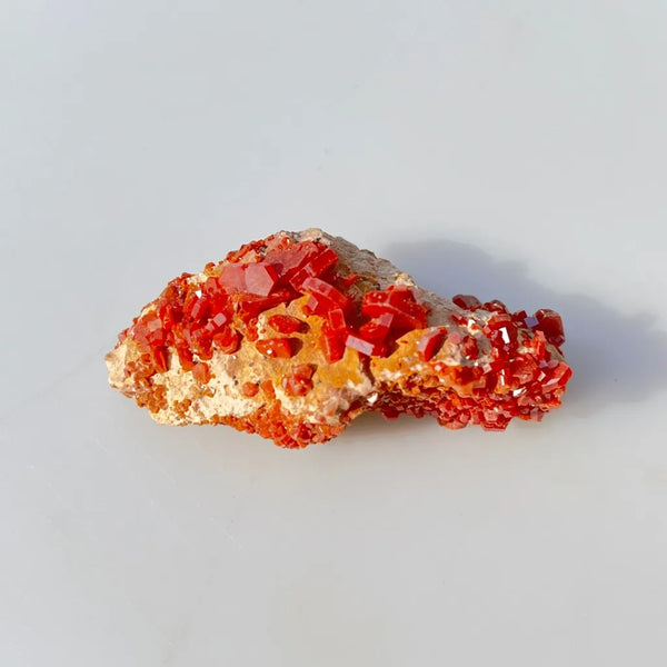 Red Vanadinite Crystal Cluster-ToShay.org
