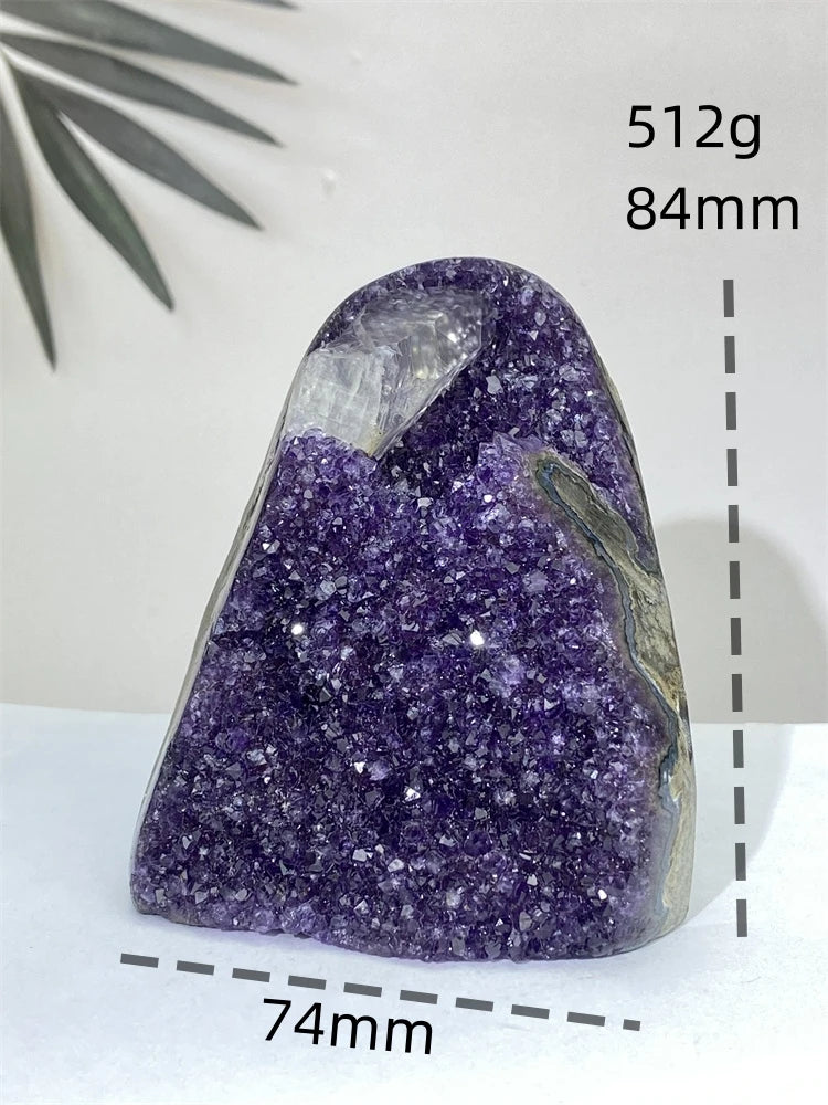 Purple Amethyst Crystal Geode-ToShay.org