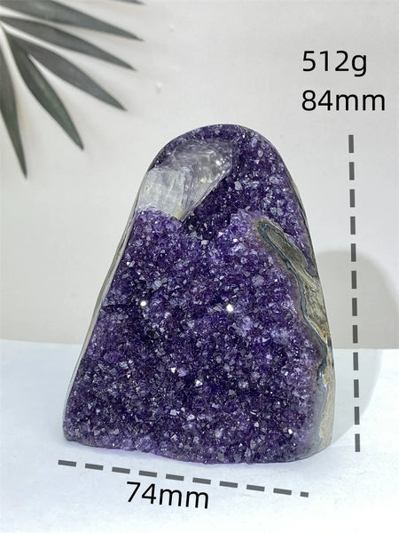 Purple Amethyst Crystal Geode-ToShay.org