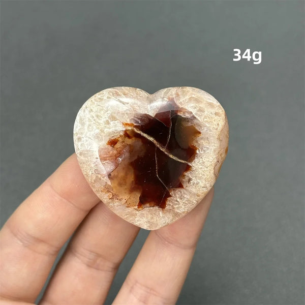 Orange Carnelian Heart-ToShay.org