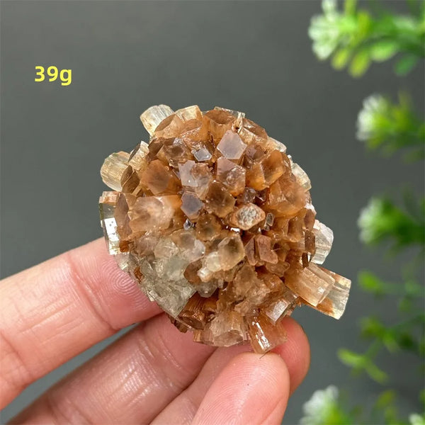 Orange Aragonite Crystal Cluster-ToShay.org