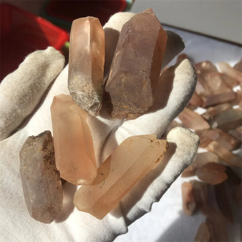 Red Quartz Crystal Point-ToShay.org