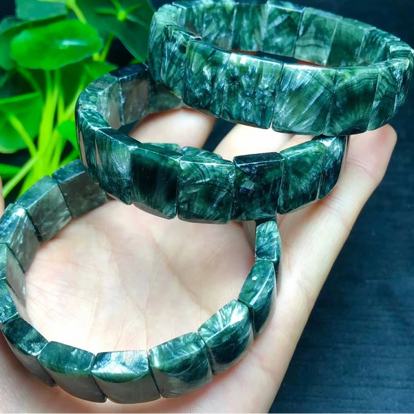 Green Seraphinite Bracelet-ToShay.org