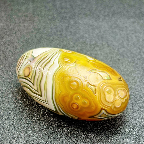 Yellow Flower Wishing Agate-ToShay.org