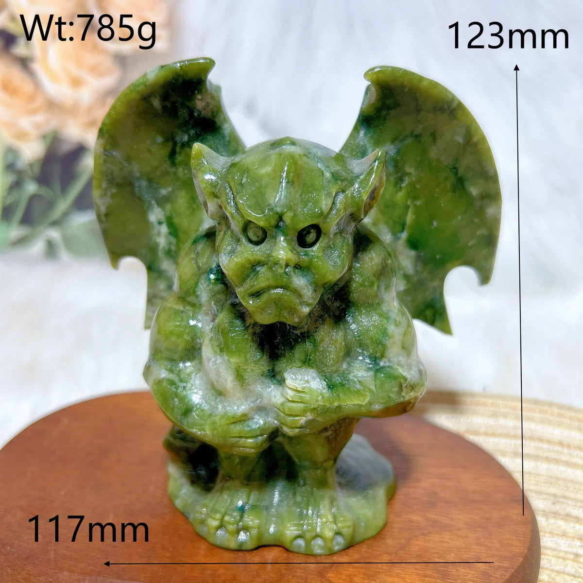 Green Jasper Gargoyle-ToShay.org