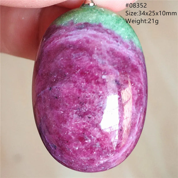 Red Ruby Zoisite Pendant-ToShay.org