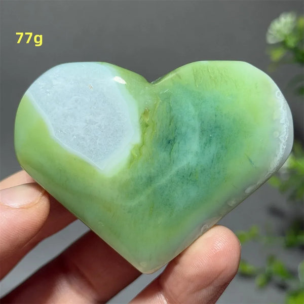Green Agate Heart-ToShay.org