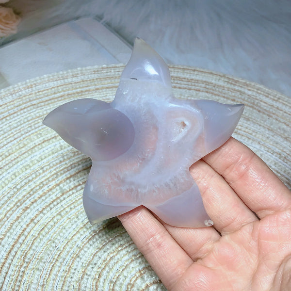 Grey Druzy Agate Star-ToShay.org