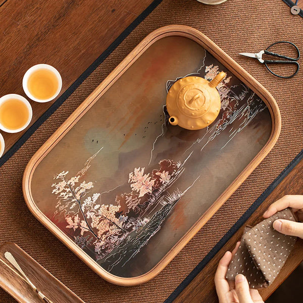 Bamboo Tea Tray-ToShay.org