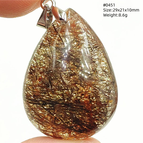 Black Rutilated Copper Quartz-ToShay.org