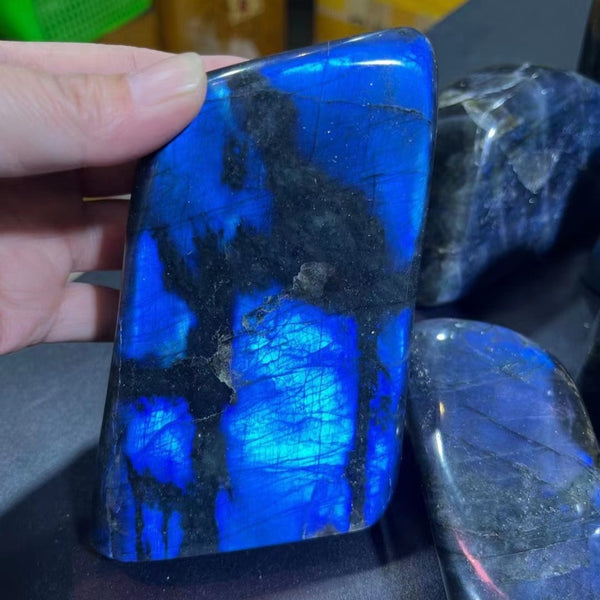 Blue Purple Moonstone Labradorite-ToShay.org