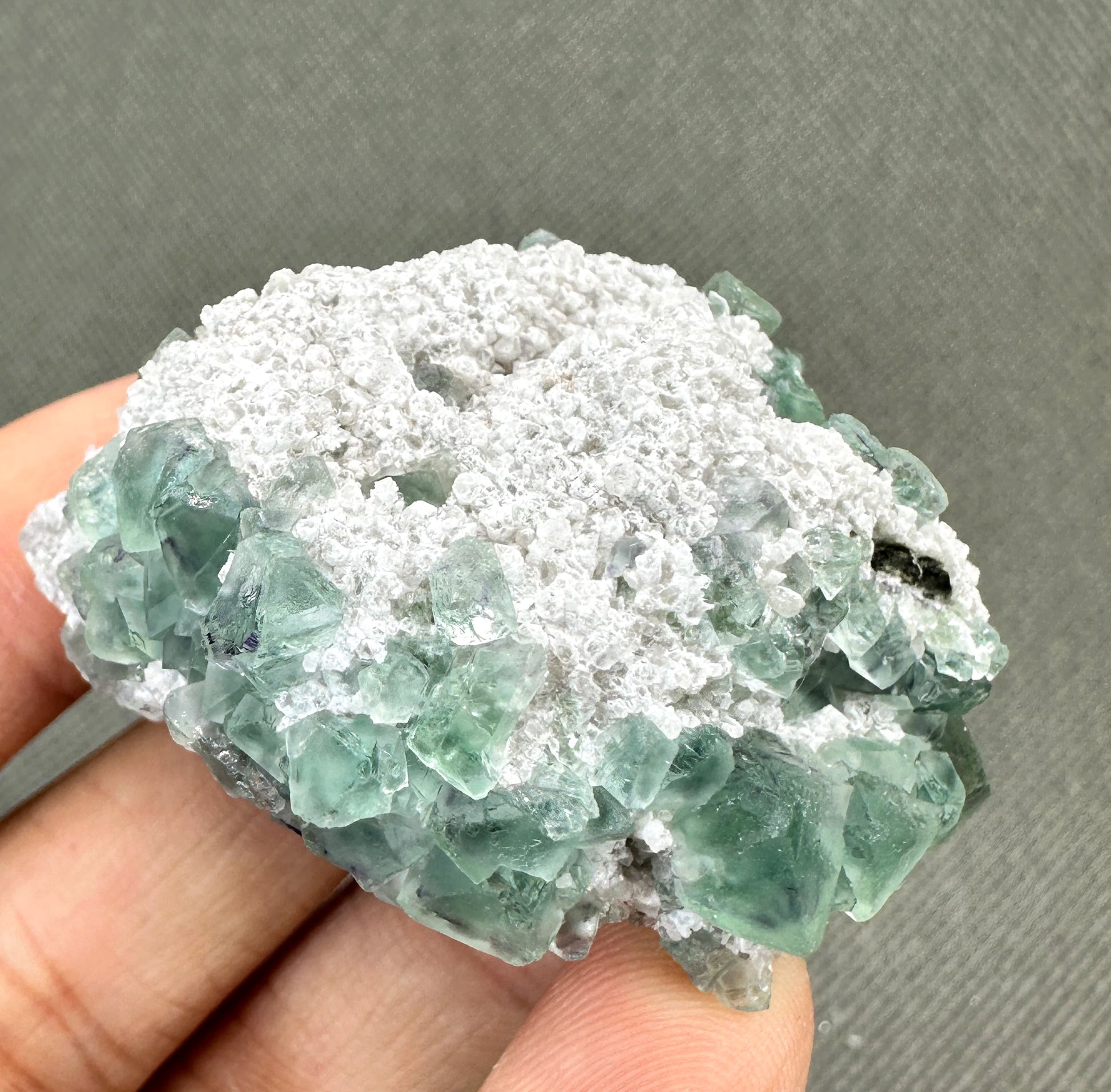 Green Fluorite Crystal-ToShay.org