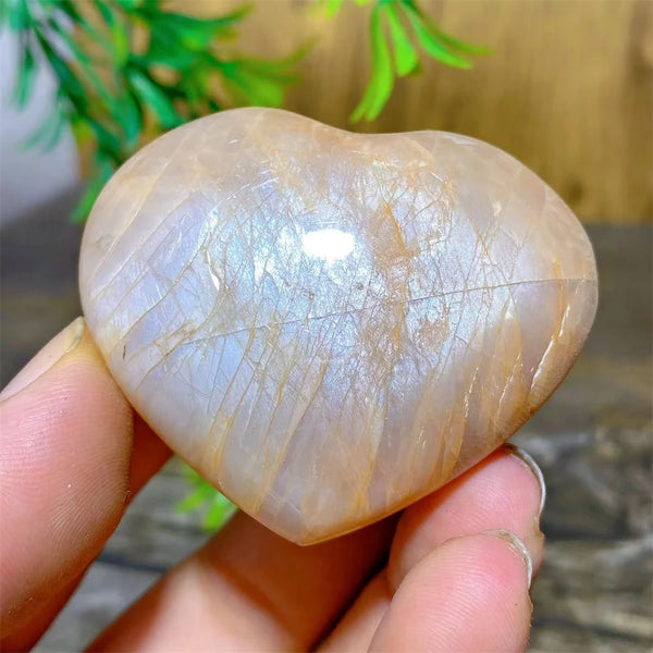 Orange Moonstone Heart-ToShay.org