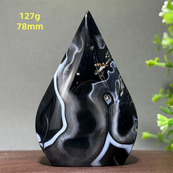 Black Agate Flame-ToShay.org