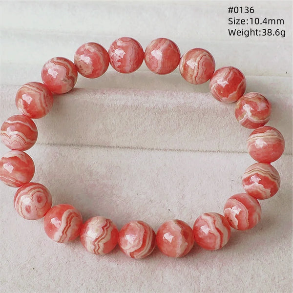 Red Rhodochrosite Bracelet-ToShay.org