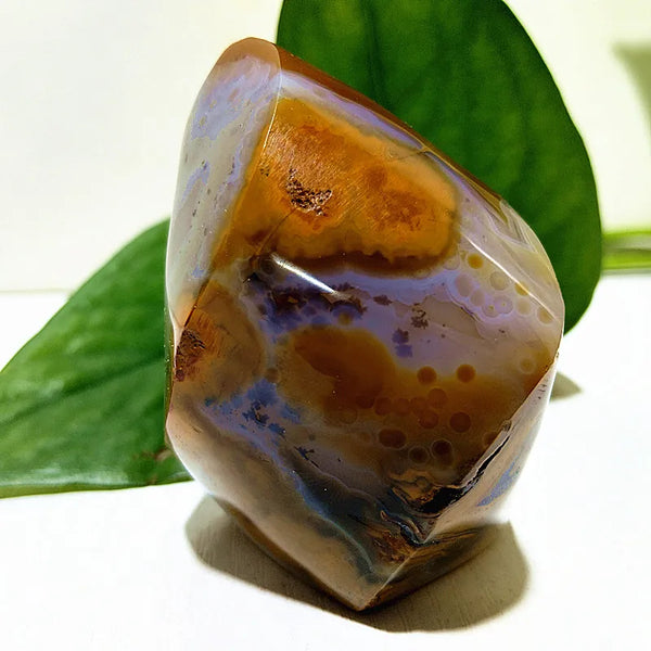 Yellow Moss Agate Flame-ToShay.org