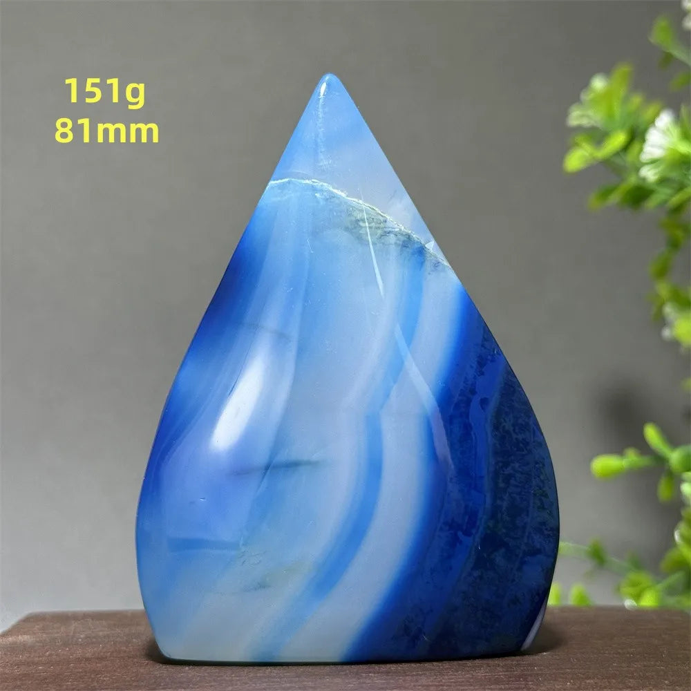 Blue Agate Torch-ToShay.org