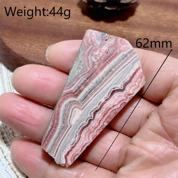 Pink Rhodochrosite Slab-ToShay.org