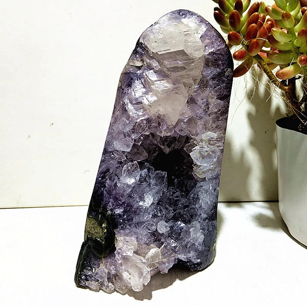 Purple Amethyst Geode Cluster-ToShay.org