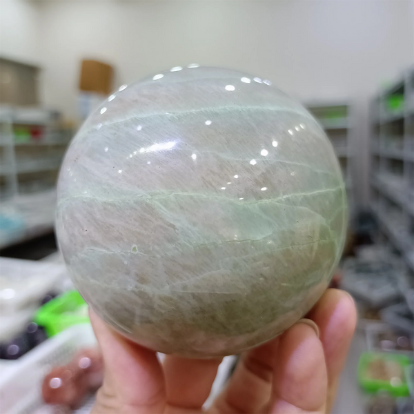 Green Moonstone Ball-ToShay.org