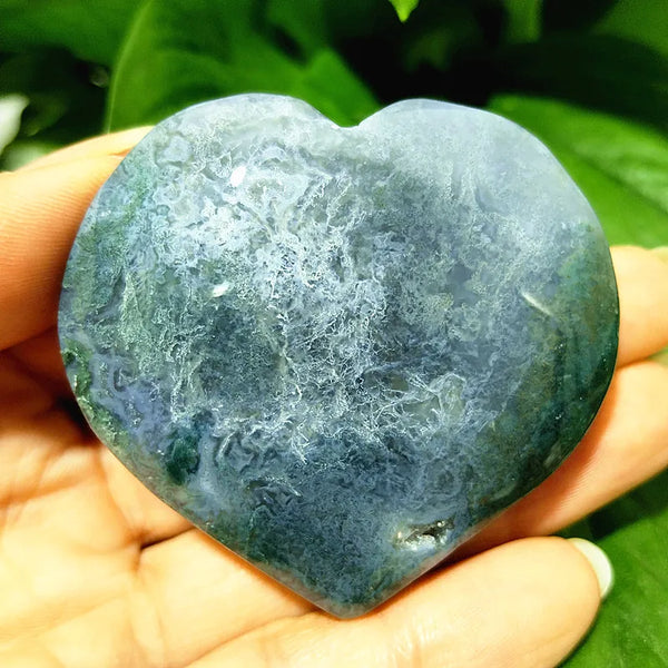 Green Moss Agate Heart-ToShay.org