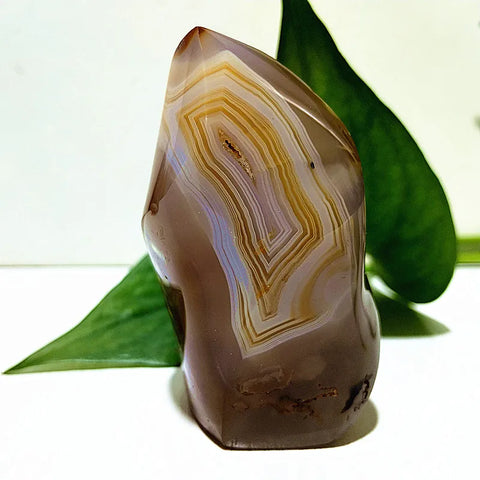 Yellow Moss Agate Flame-ToShay.org