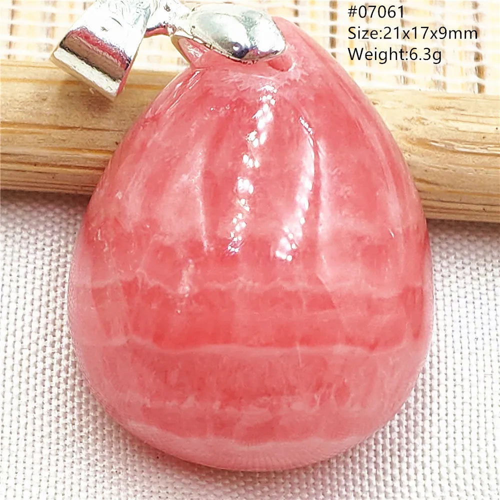 Red Rhodochrosite Pendant-ToShay.org