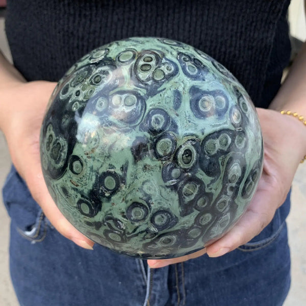 Green Kambaba Jasper Ball-ToShay.org