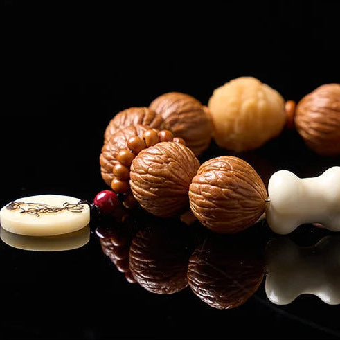 Brown Bodhi Buddha Beads-ToShay.org