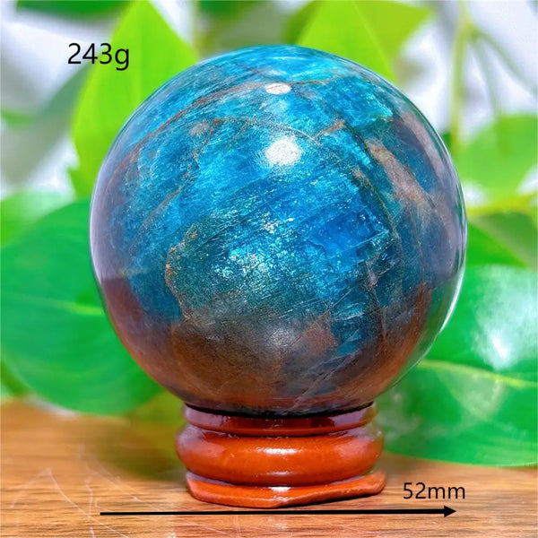 Blue Apatite Ball-ToShay.org