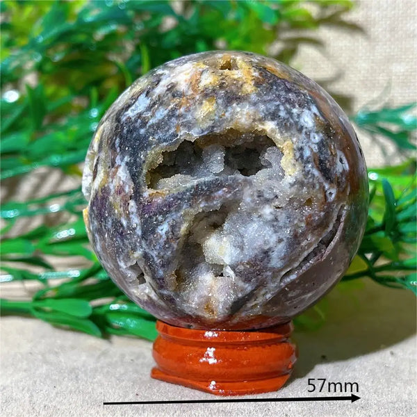 Purple Sphalerite Druzy Ball-ToShay.org