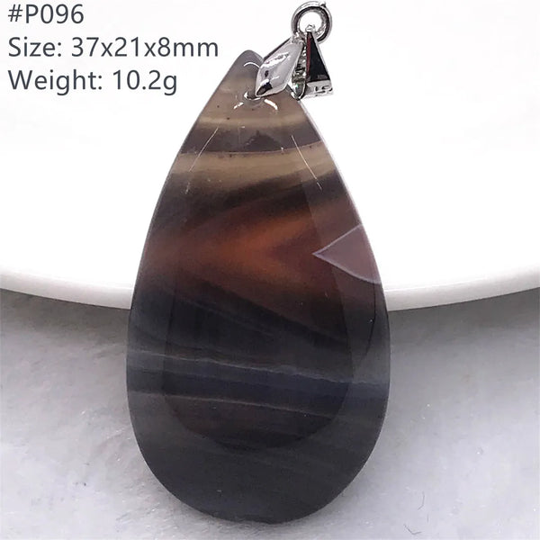 Black Lace Agate Pendant-ToShay.org