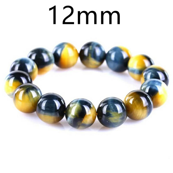 Yellow Blue Tigers Eye Bracelet-ToShay.org