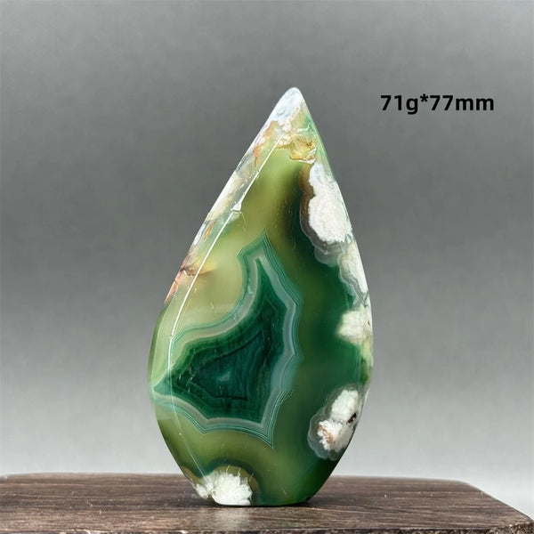 Green Cherry Blossom Agate-ToShay.org