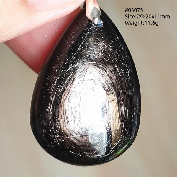 Black Hypersthene Pendant-ToShay.org
