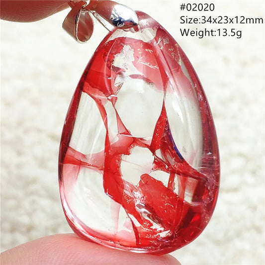 Red Limonite Quartz Pendant-ToShay.org