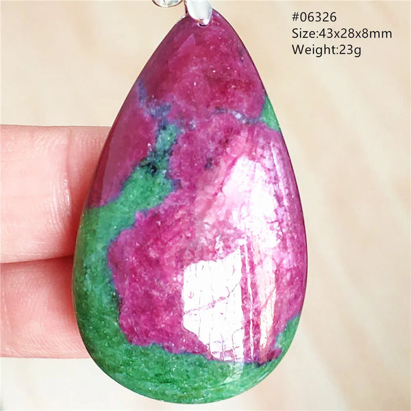 Red Ruby Zoisite Light Pendant-ToShay.org