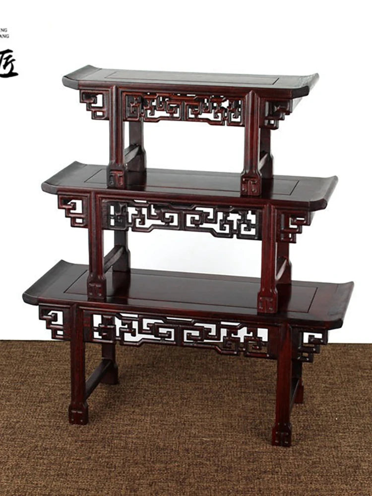 Redwood Carved Pedestal-ToShay.org