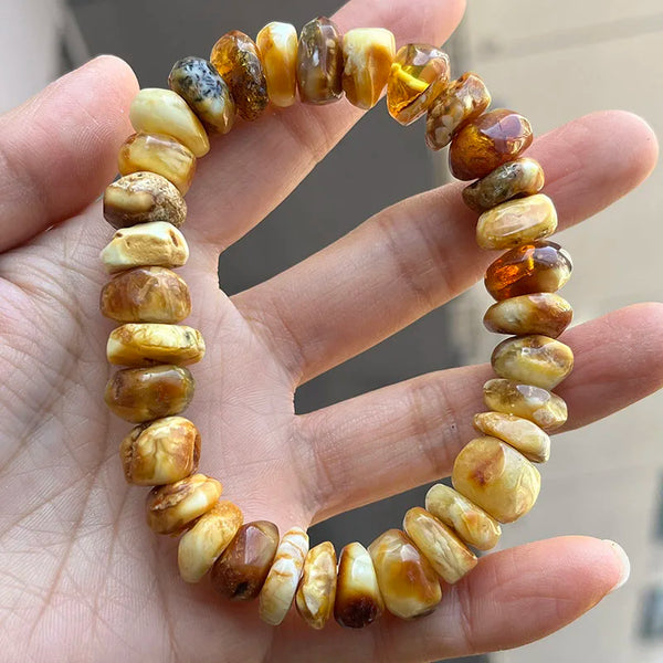 Yellow Amber Bracelet-ToShay.org