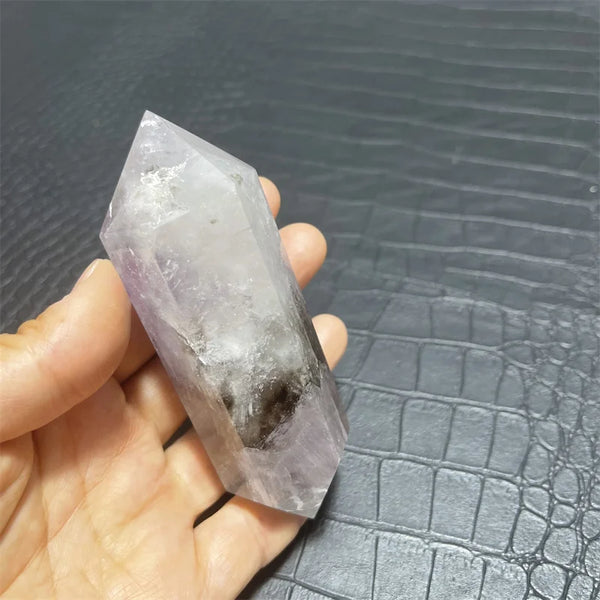 Purple Amethyst Double Point-ToShay.org