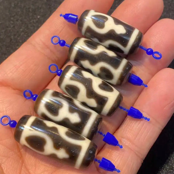 Tibetan Agate Dzi Beads-ToShay.org