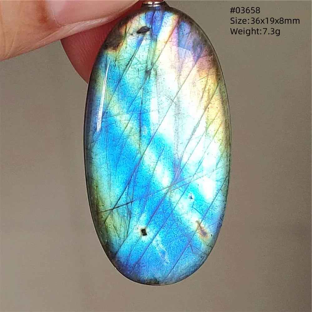 Blue Purple Labradorite Pendant-ToShay.org