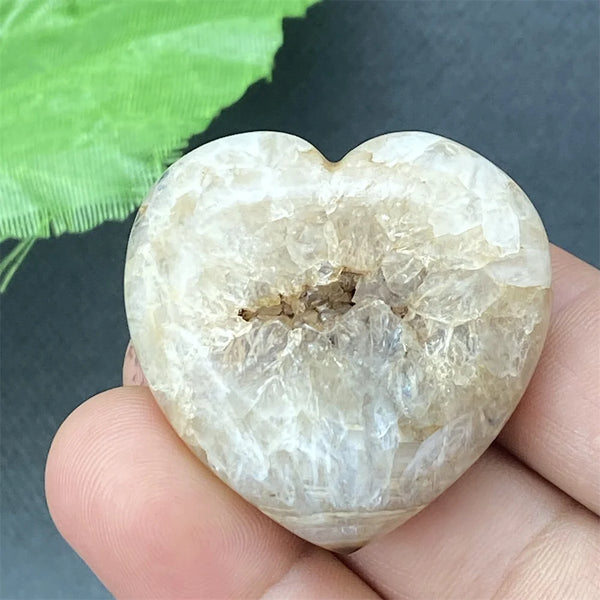 Black Agate Geode Heart-ToShay.org