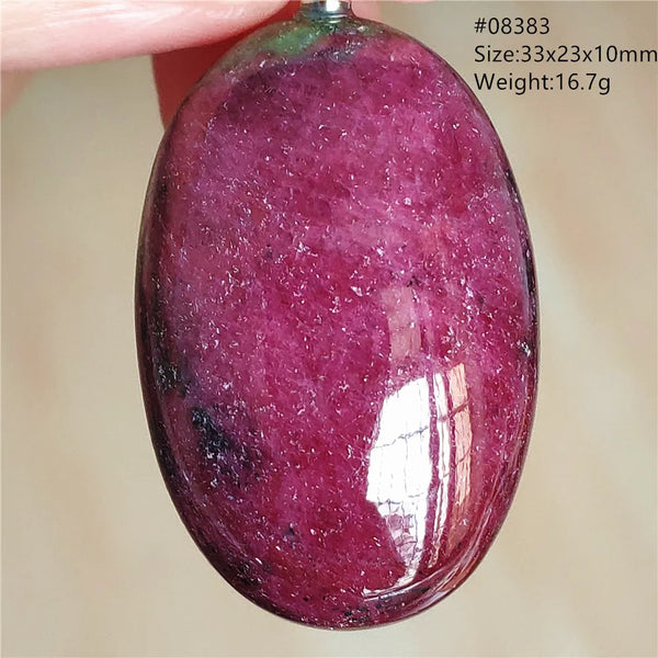 Red Ruby Zoisite Pendant-ToShay.org