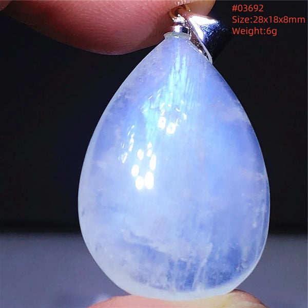 Blue Light Moonstone Pendant-ToShay.org