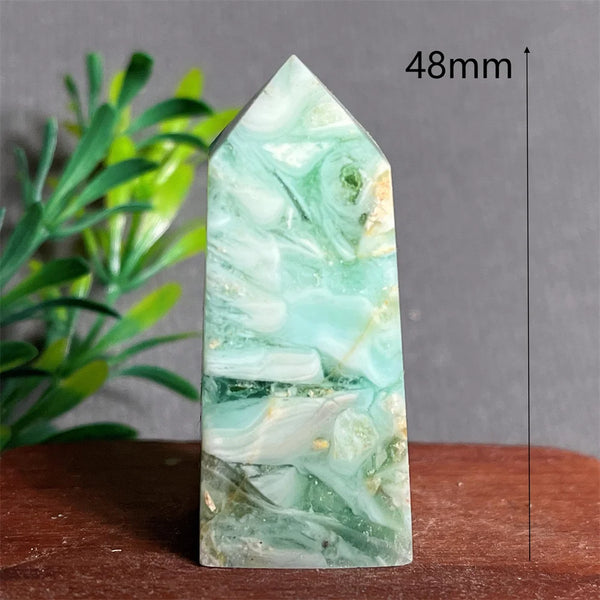 Green Jade Crystal Tower-ToShay.org