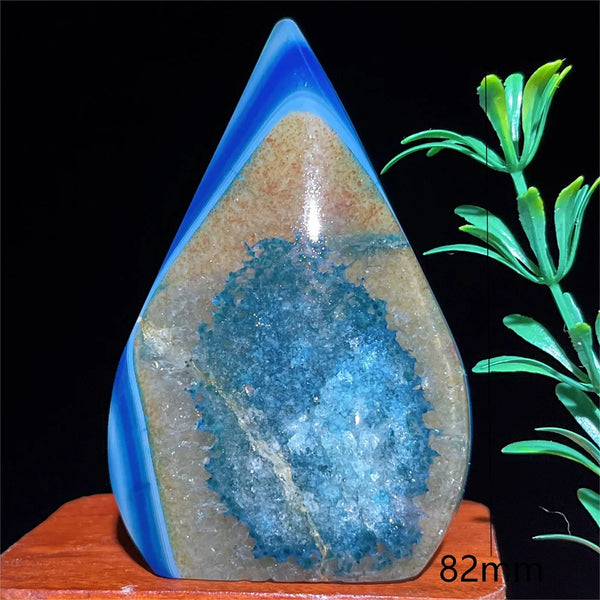 Blue Lace Agate Flame-ToShay.org
