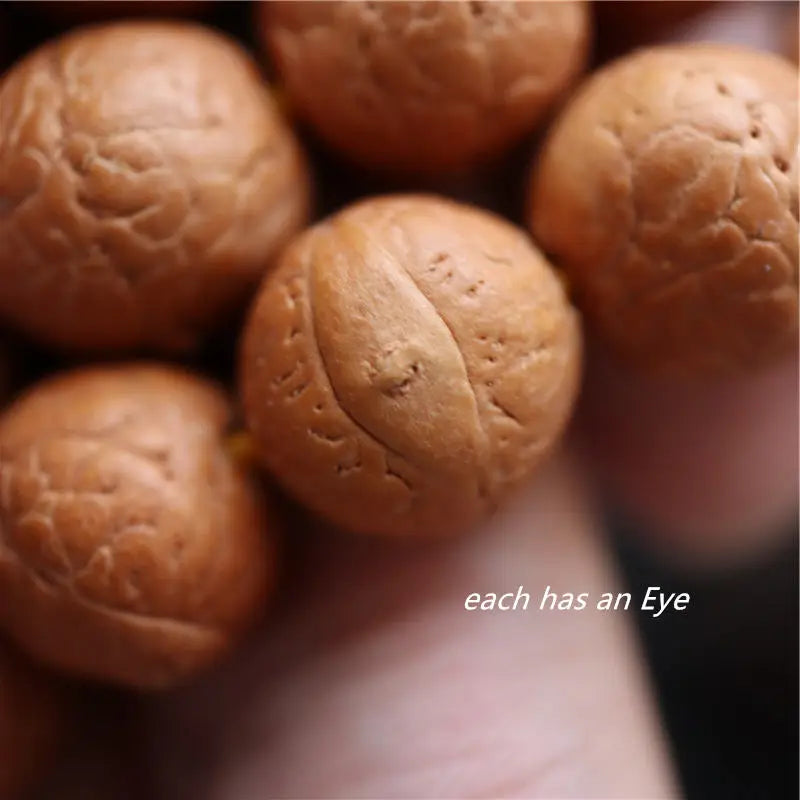 Brown Phoenix Eye Bodhi Mala-ToShay.org