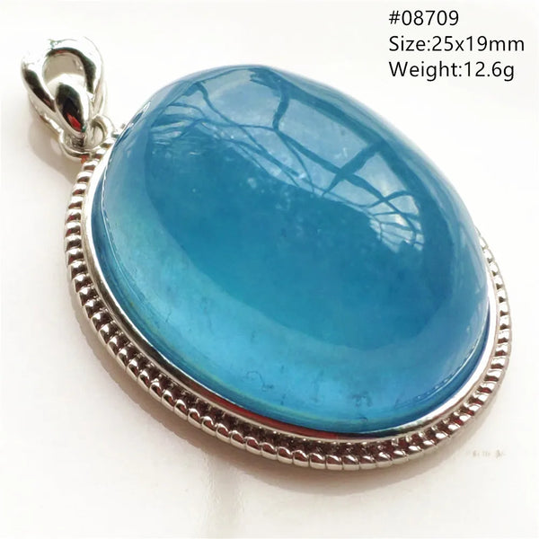 Blue Aquamarine Pendant-ToShay.org