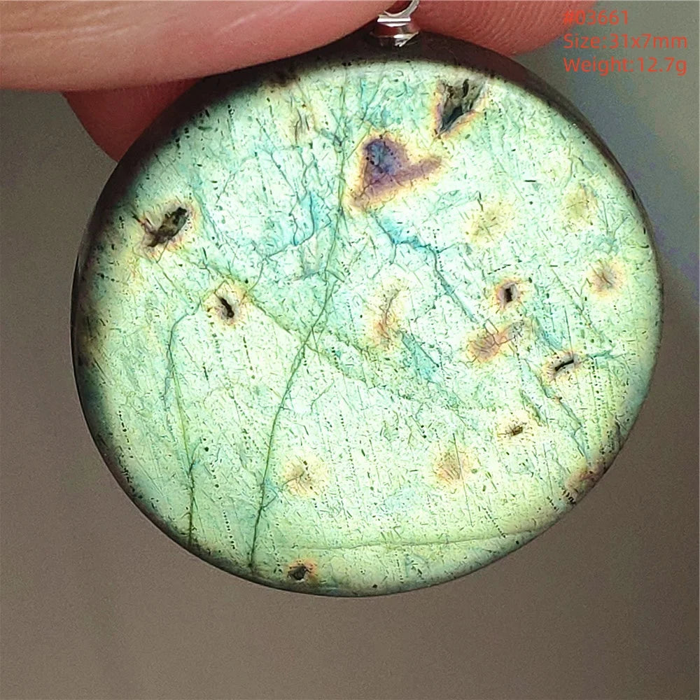 Blue Purple Labradorite Pendant-ToShay.org